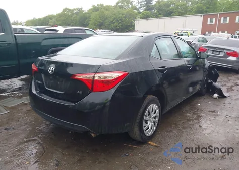 2018 Toyota Corolla Le из США, поврежденный, VIN 2T1BURHE8JC970252